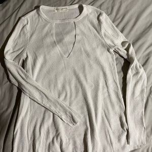 Urban Outfitters cutout long sleeve shirt